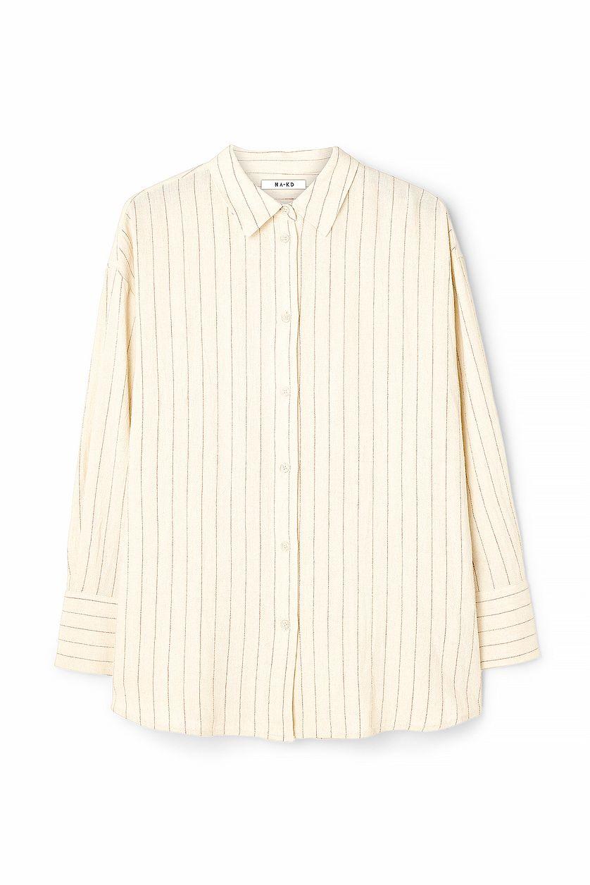 Oversized Linen Blend Shirt Product Image