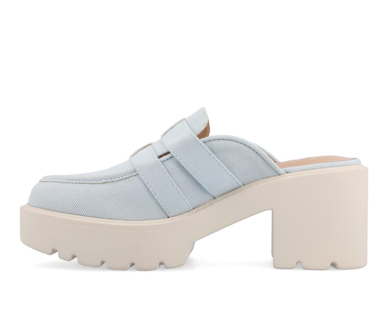 Women's Journee Collection Brydie Platform Heeled Mules Product Image