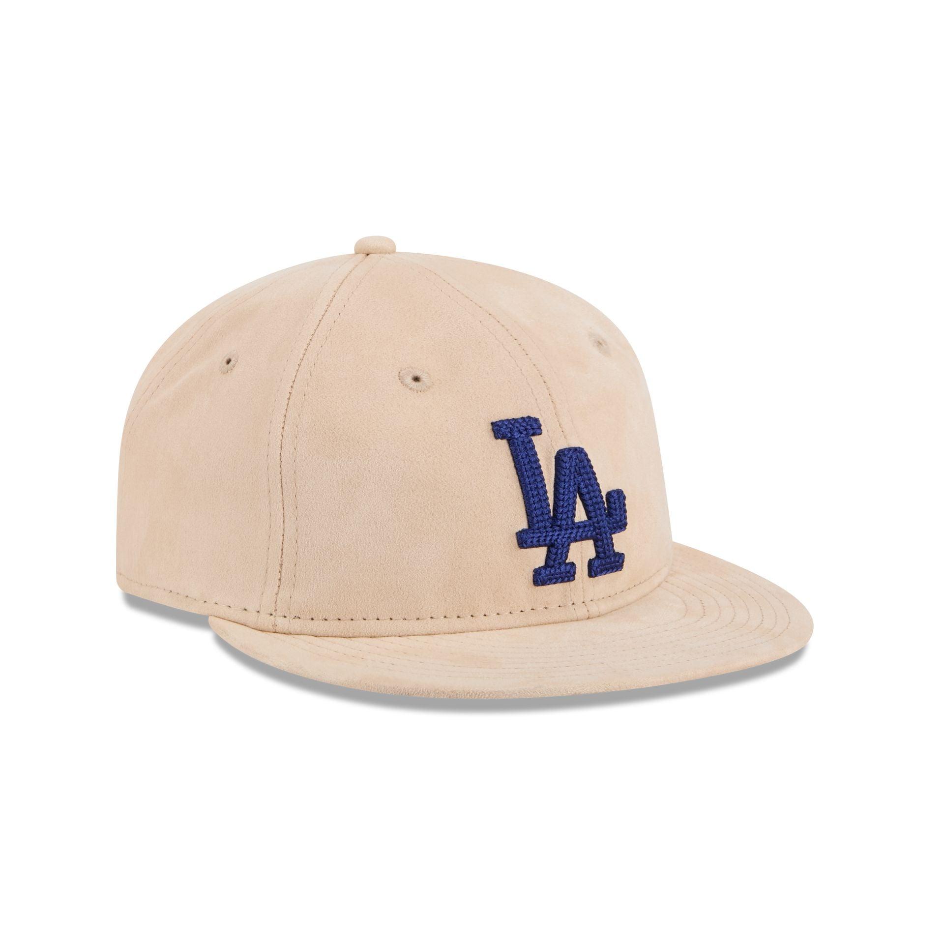 Los Angeles Dodgers Stone Suede Retro Crown 9FIFTY Snapback Hat Male Product Image