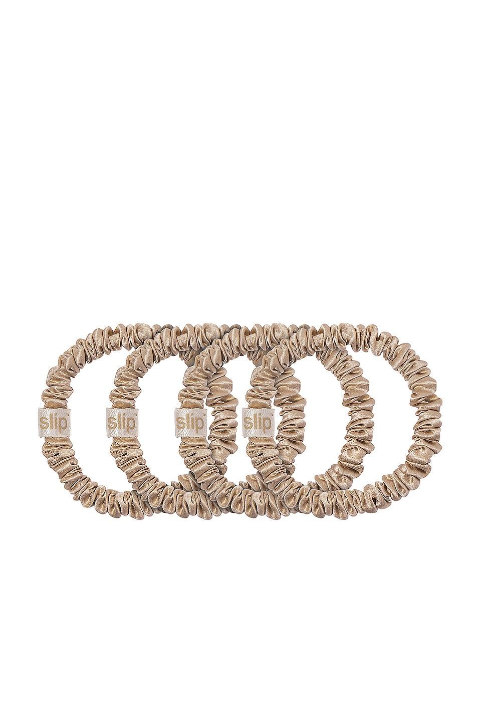 Skinny Scrunchies 4 Pack In Blonde slip Product Image