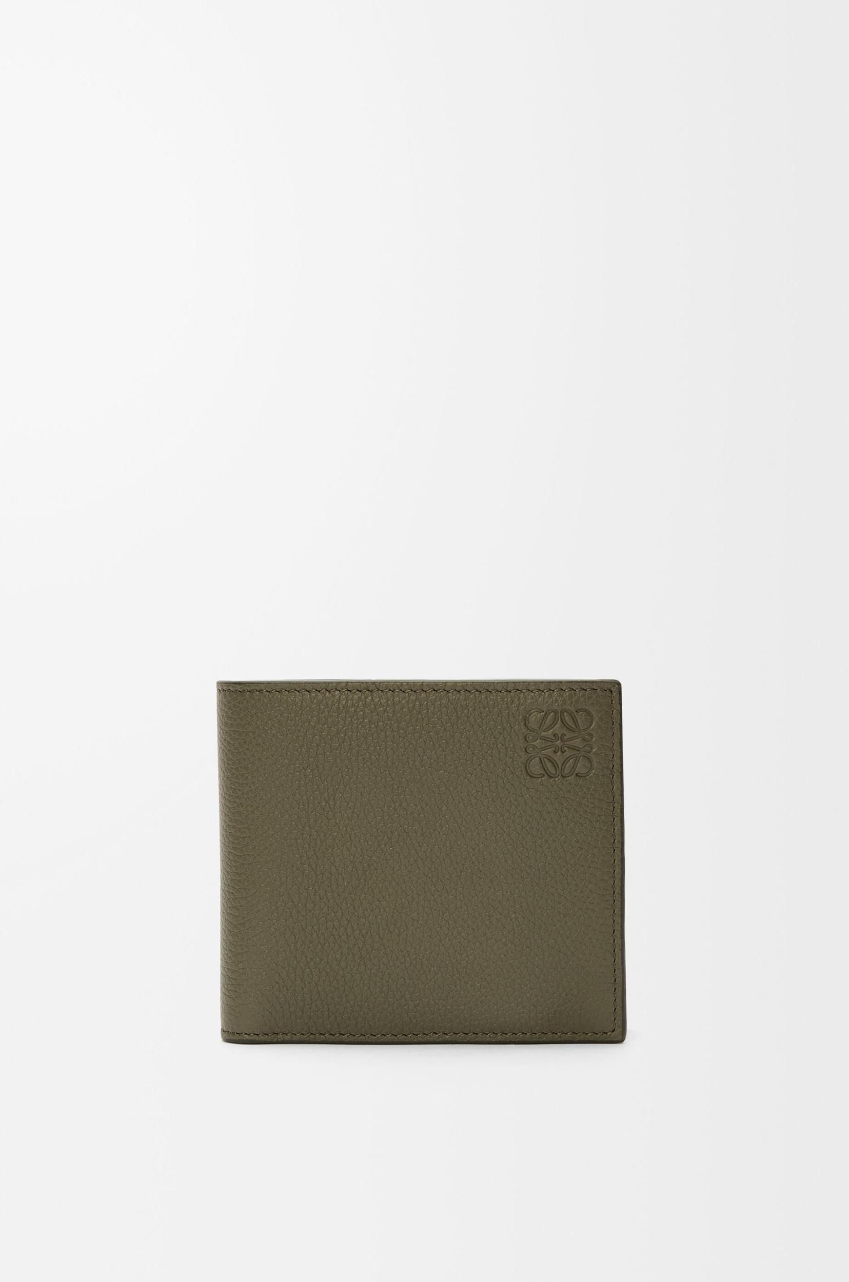 Bifold coin wallet in soft grained calfskin Product Image