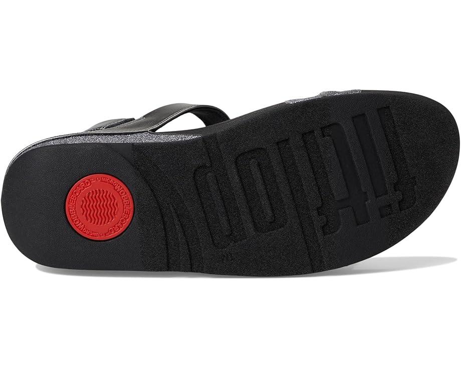 LULU Adjustable Leather Back-Strap Sandals Product Image