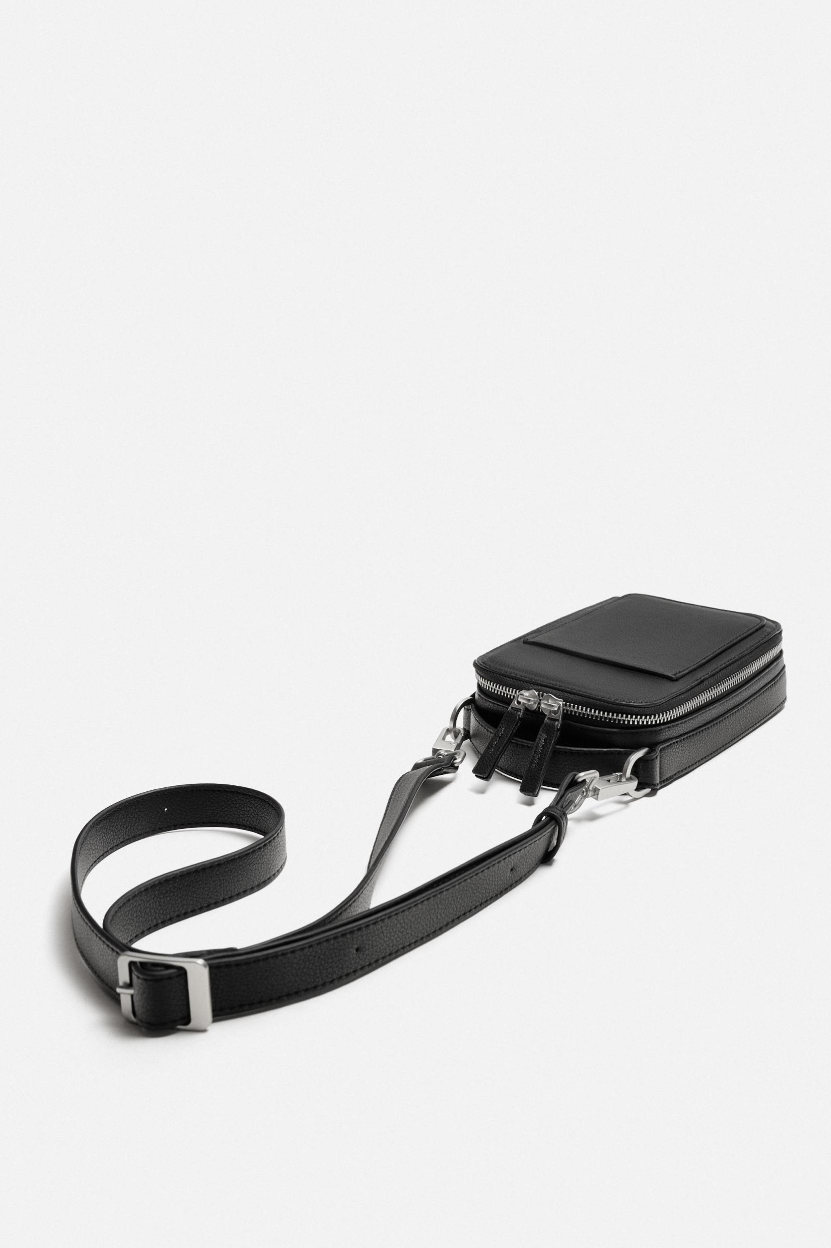 TEXTURED VERTICAL CROSSBODY BAG Product Image