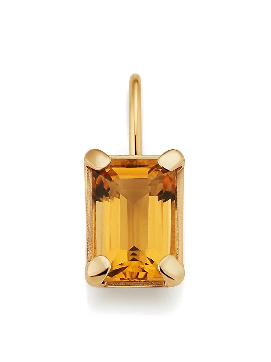 Womens 14k Yellow Gold Date Me Birthstone Pendant Charm Product Image