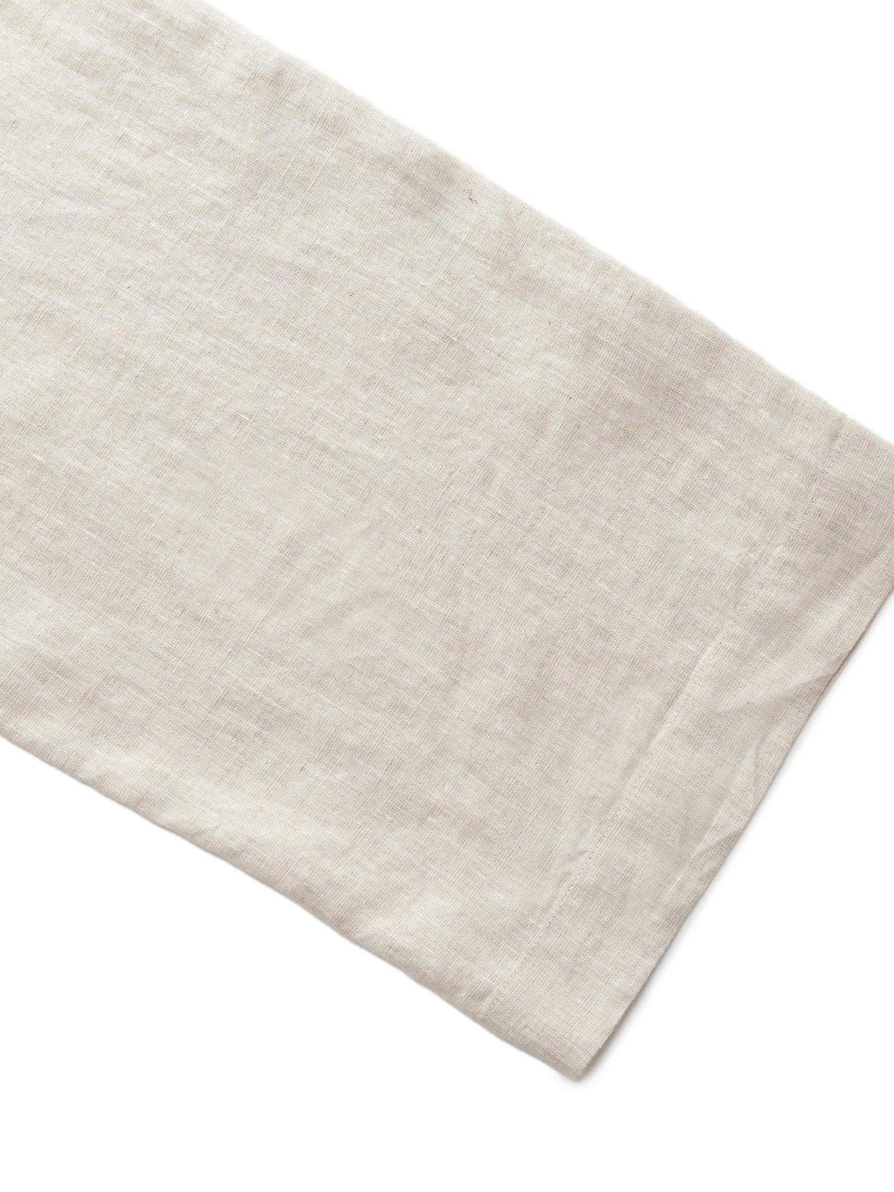 100% Linen Women Straight Leg Pants With Belt Product Image