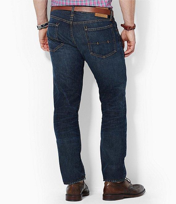 Polo Ralph Lauren Hampton Relaxed Straight-Fit Lightweight Morris Wash Jeans Product Image