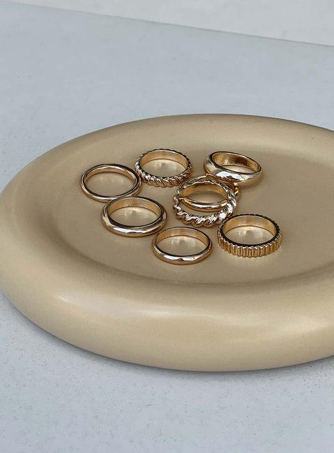 Strait Ring Pack Gold Product Image