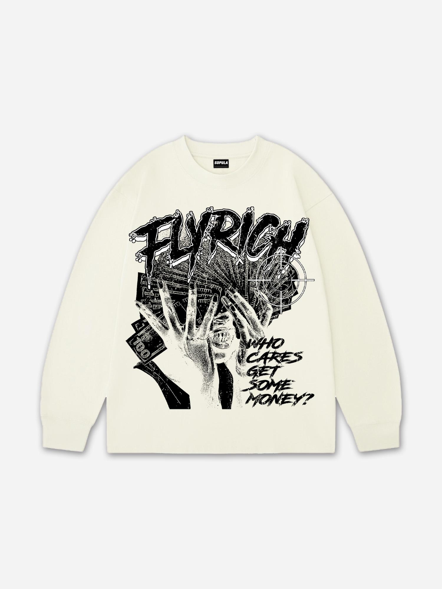 Sopula Vintage Warzone Peace Club Graphic Washed Zip-Up Hoodie Product Image