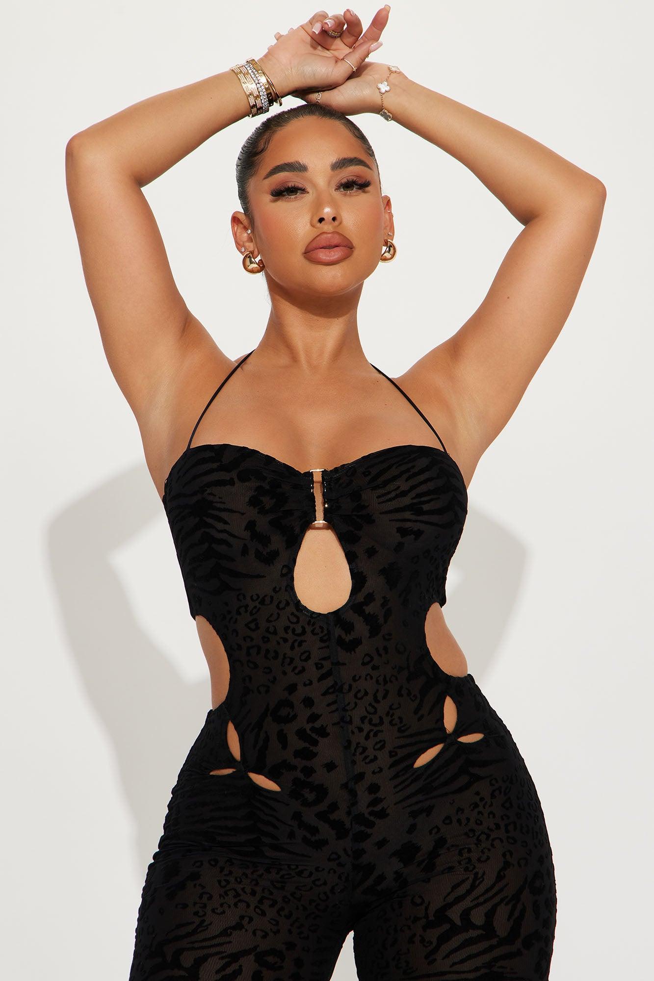 Bad Gal Jumpsuit - Black Product Image