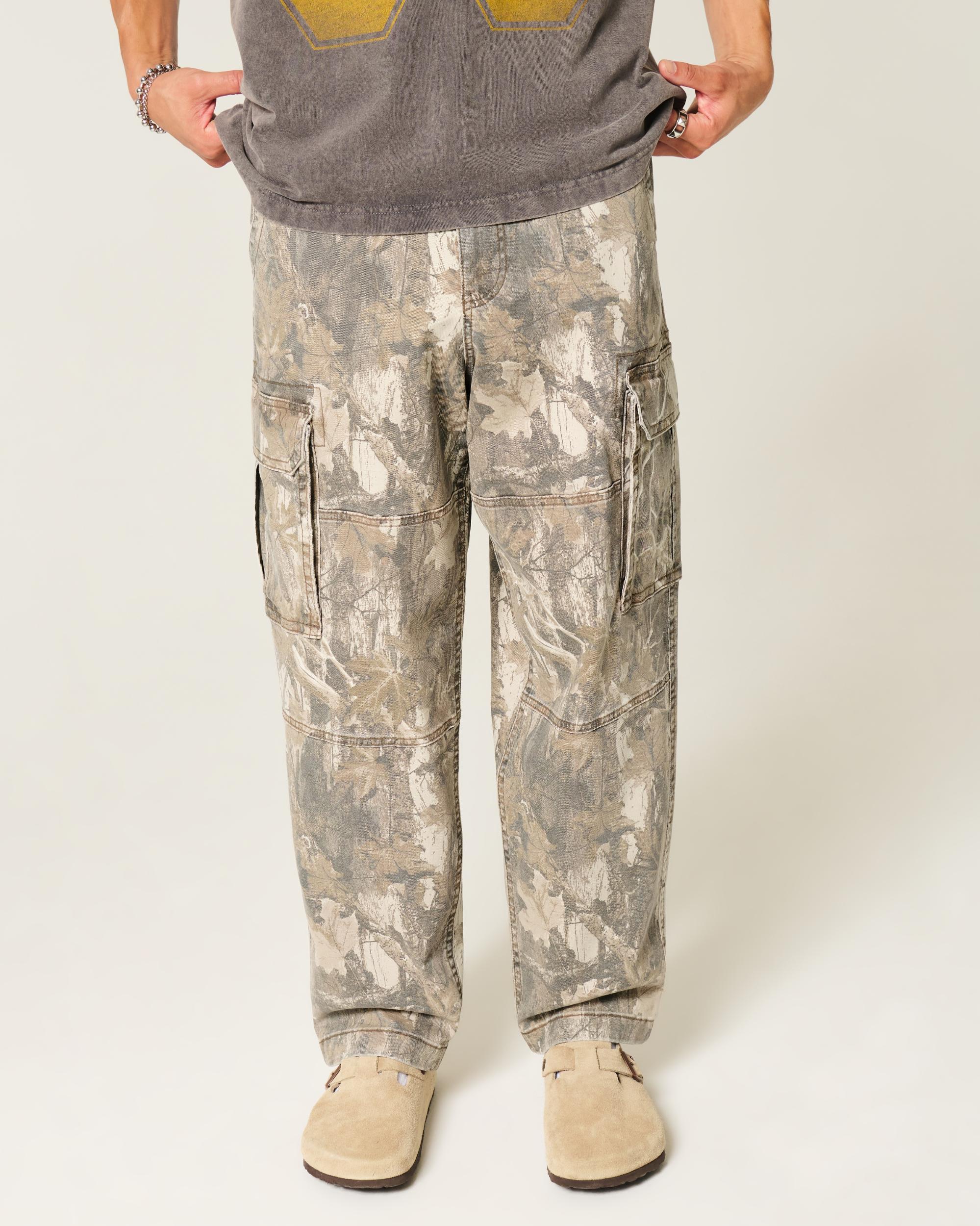 Camo Skater Baggy Cargo Pants Product Image
