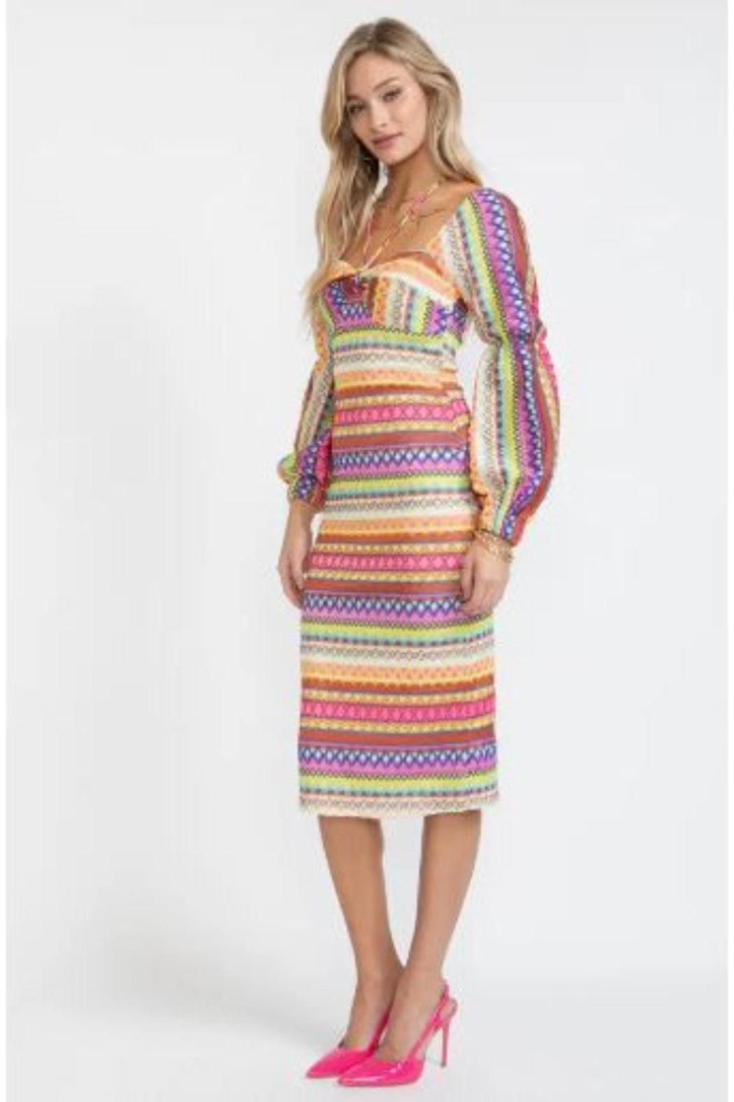 Because I'm Happy Midi Dress Product Image