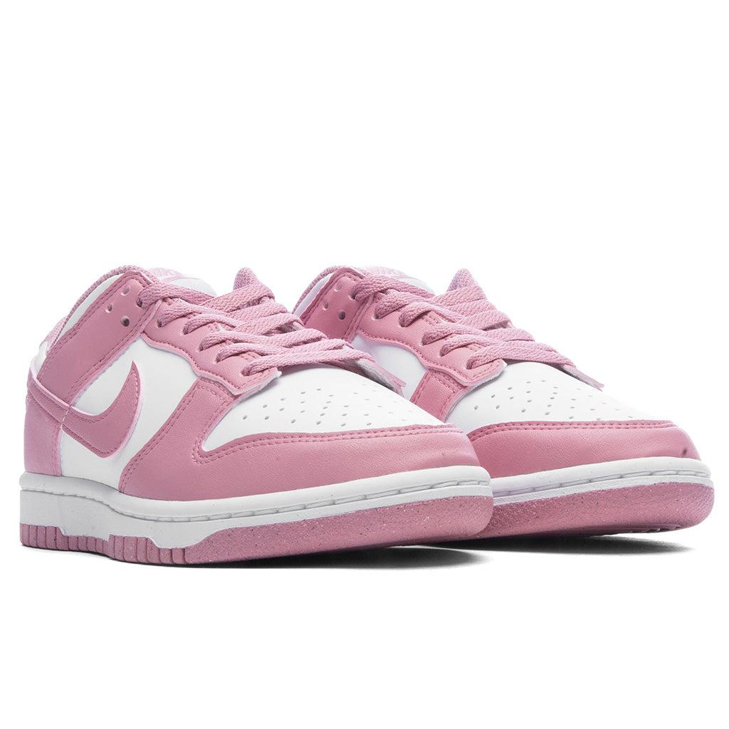 Women's Dunk Low - White/Elemental Pink Female Product Image