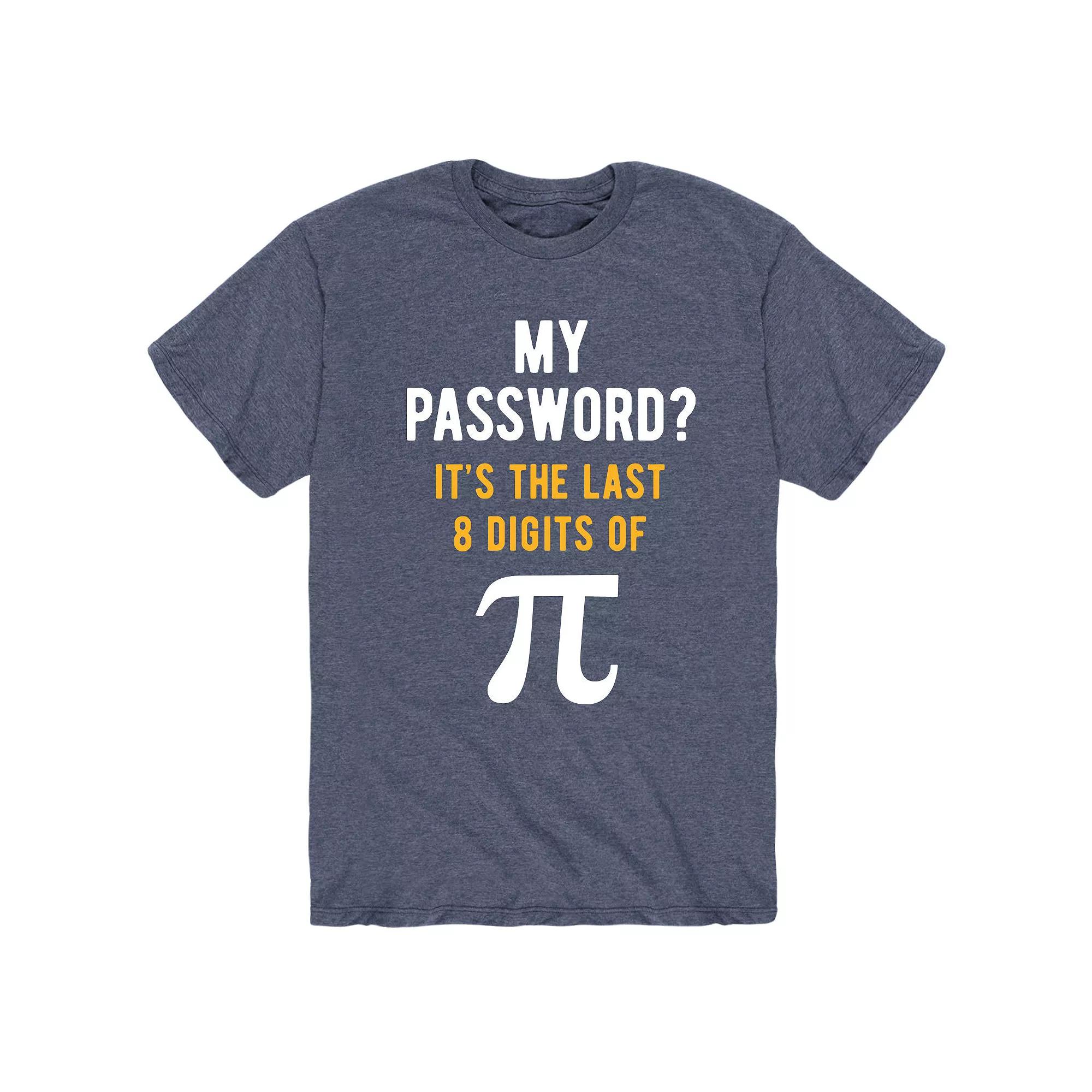 Men's Password Last Of Pi Tee,  Product Image