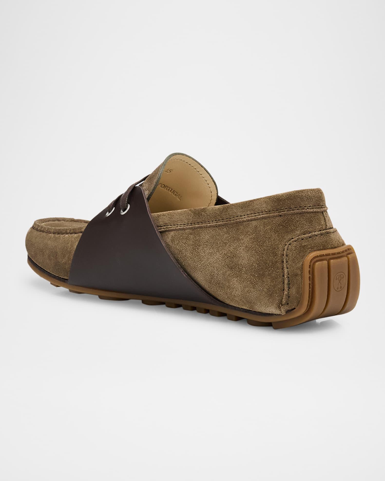 Men's Suede and Leather Moccasin Drivers Product Image