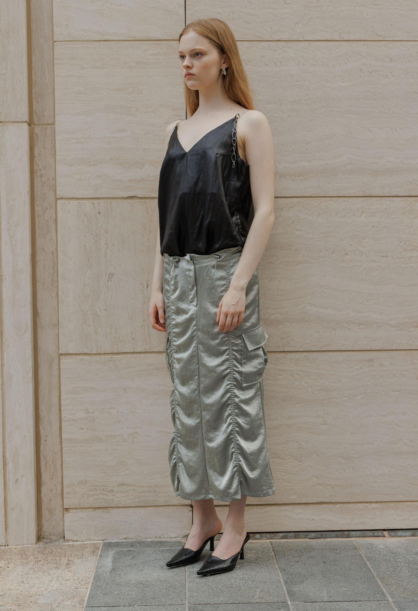 Eliana Chain Top in Black Product Image