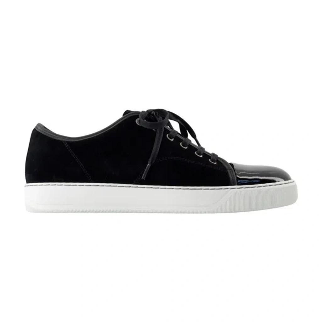 Black DBB1 Suede & Patent Leather Sneakers Product Image