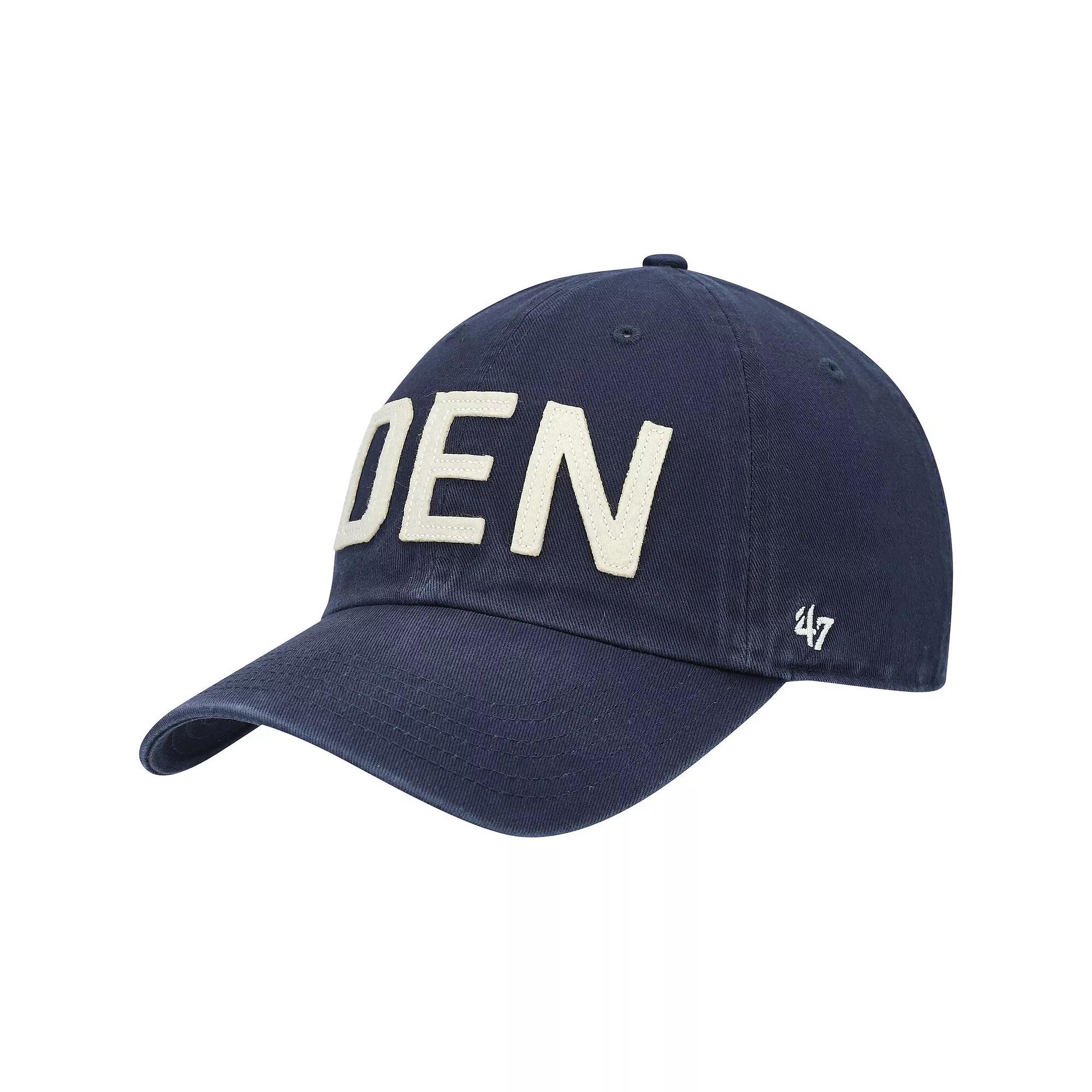 Women's '47 Navy Denver Broncos Finley Clean Up Adjustable Hat, Blue Product Image