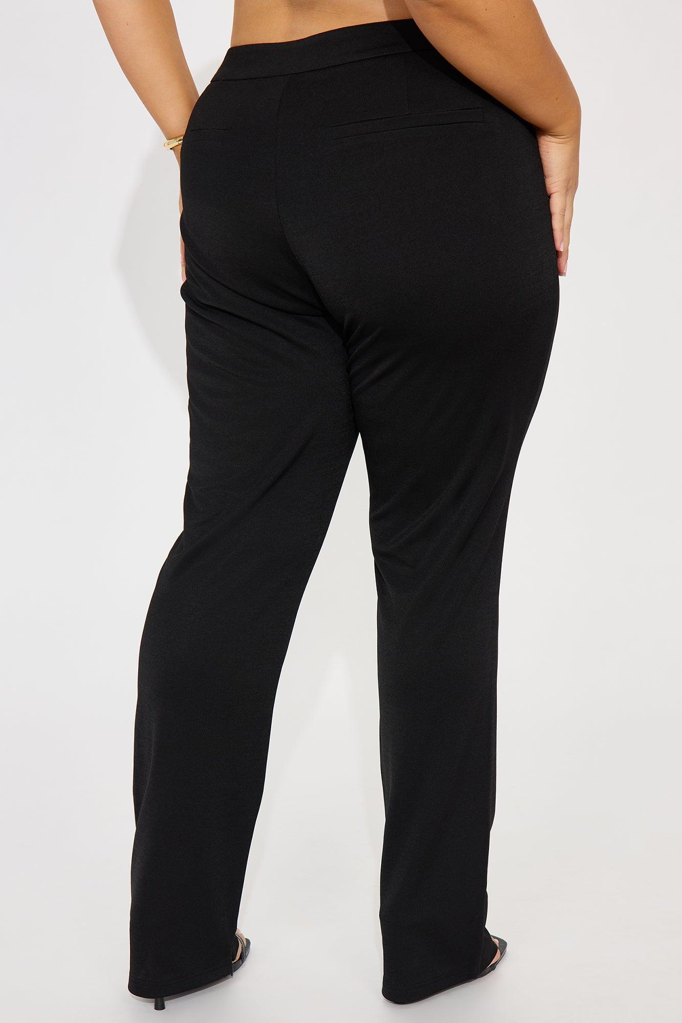 Gotta Kick it Straight Leg Trouser - Black Product Image