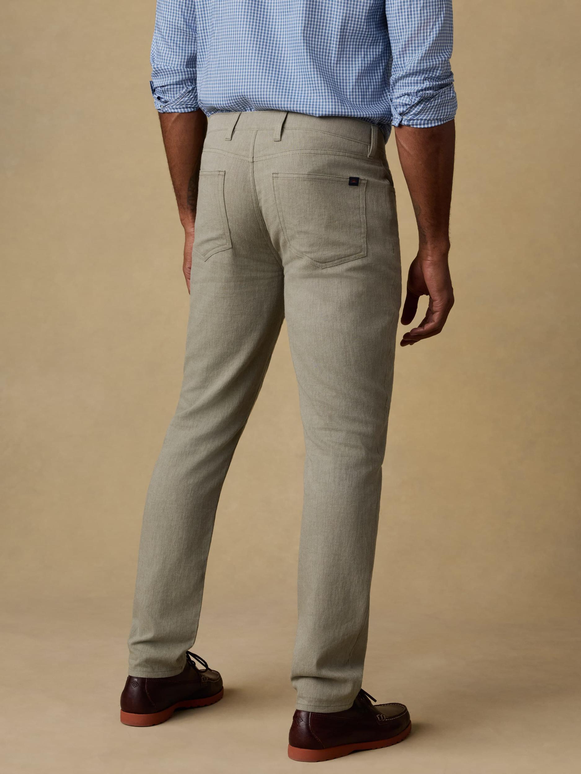 Movement™ Linen 5-Pocket Pant - Sage Cliff Male Product Image