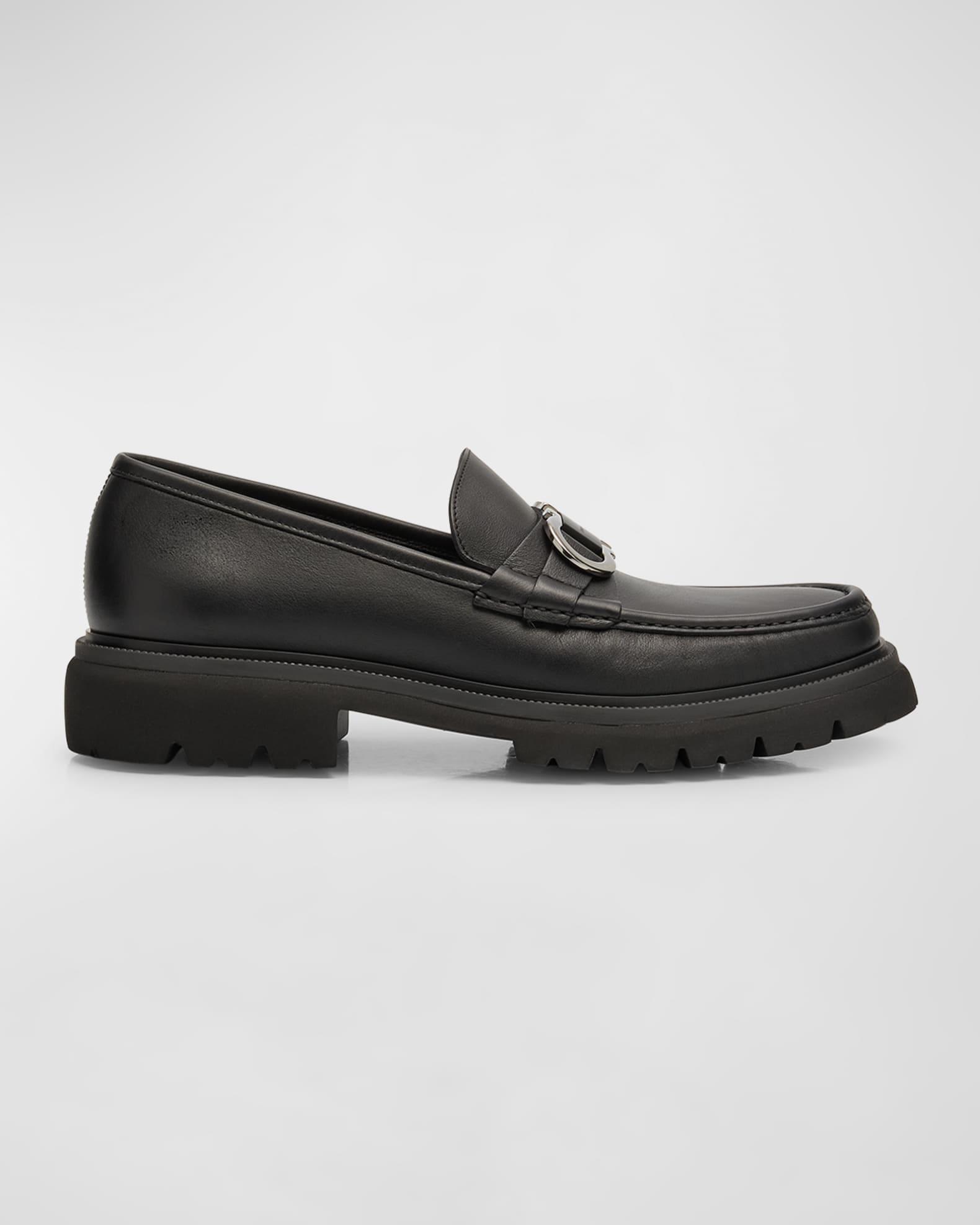 Men's Cocoon Gancini Leather Penny Loafers Product Image
