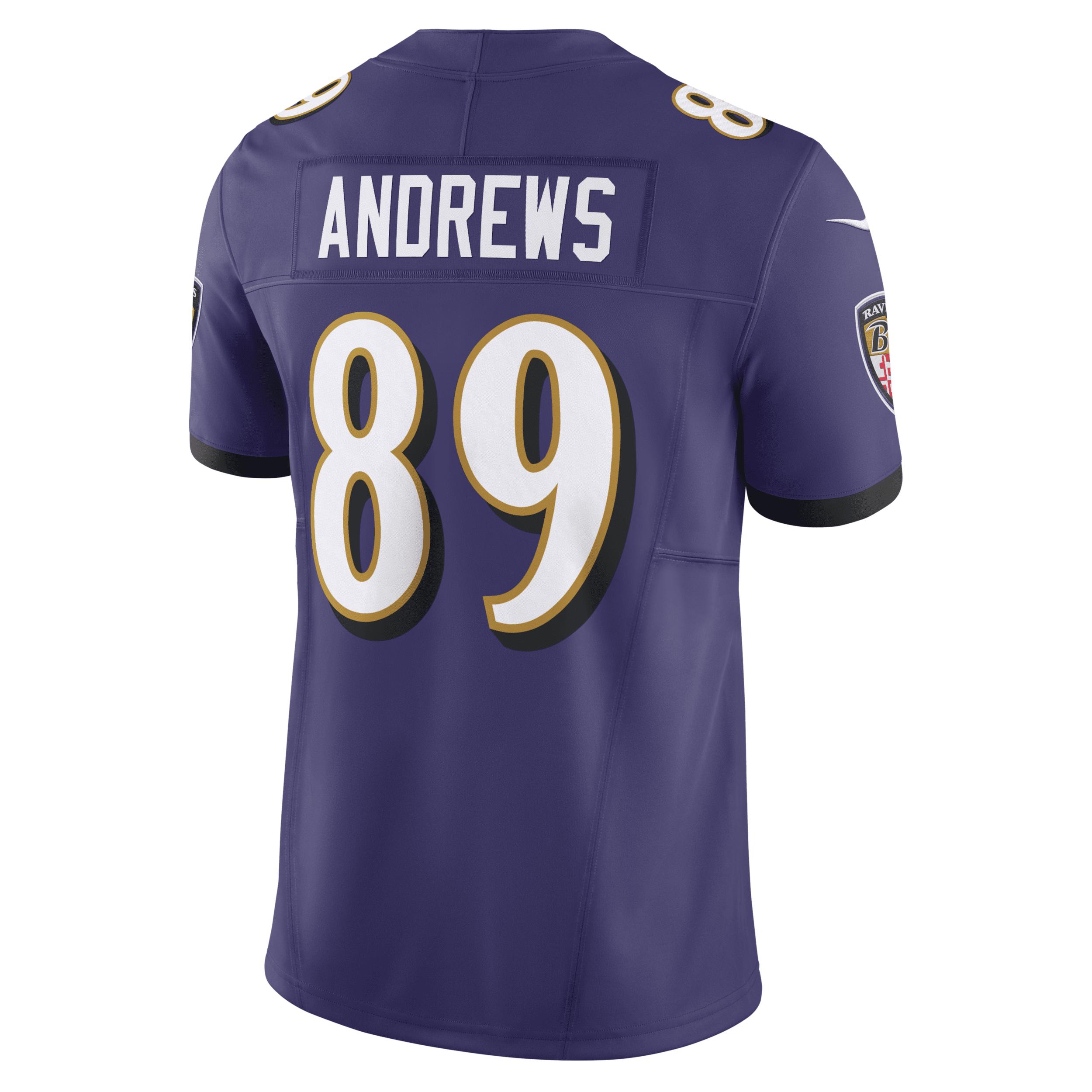 Men's Nike Mark Andrews Purple Baltimore Ravens Vapor F.U.S.E. Limited Jersey,  Product Image