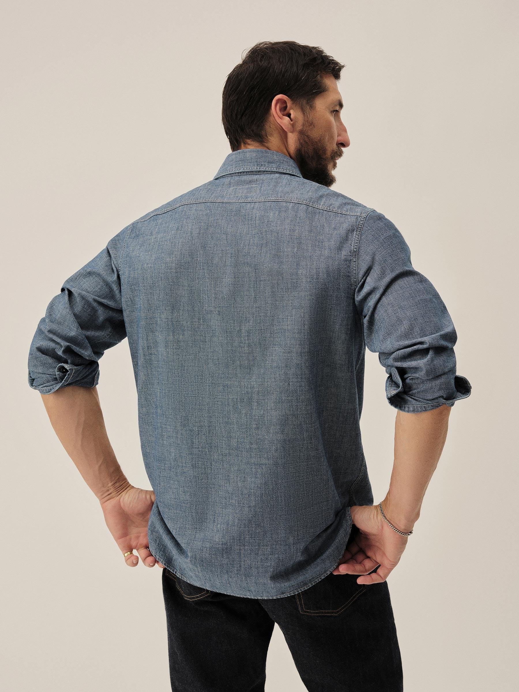 L046 Japanese Chambray Station Shirt Product Image