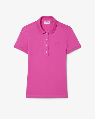 Women's L.12.D Slim Fit Stretch Mini Piqué Polo Product Image