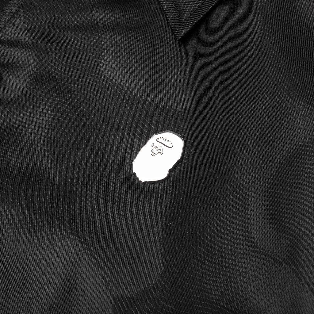 Ink Camo Coach Jacket - Black Male Product Image