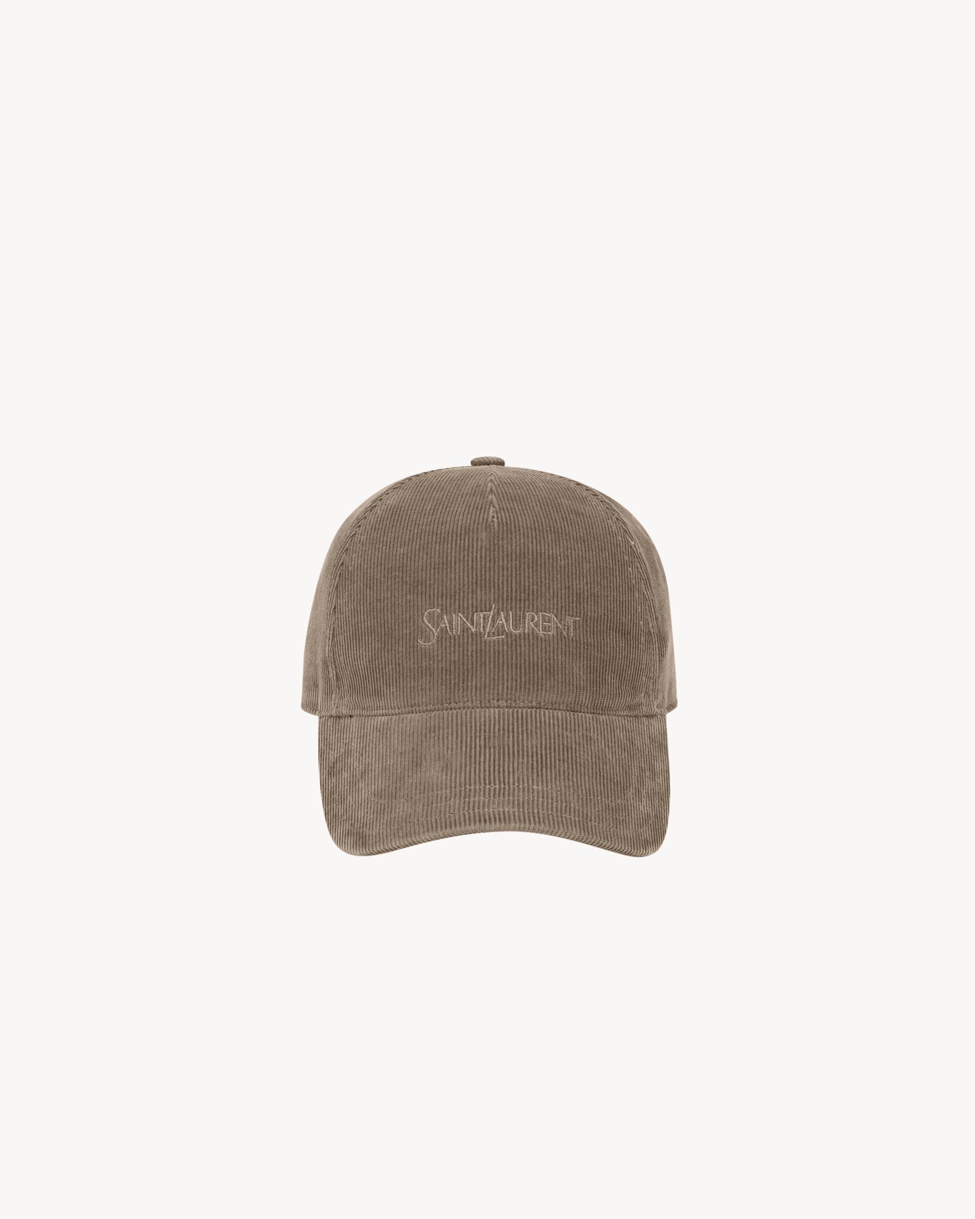 SAINT LAURENT cap in corduroy Product Image