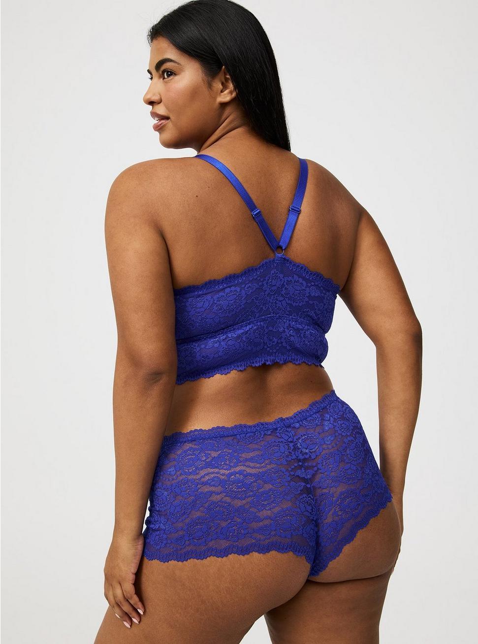 Mid-Rise Simply Lace Cheeky Panty Product Image