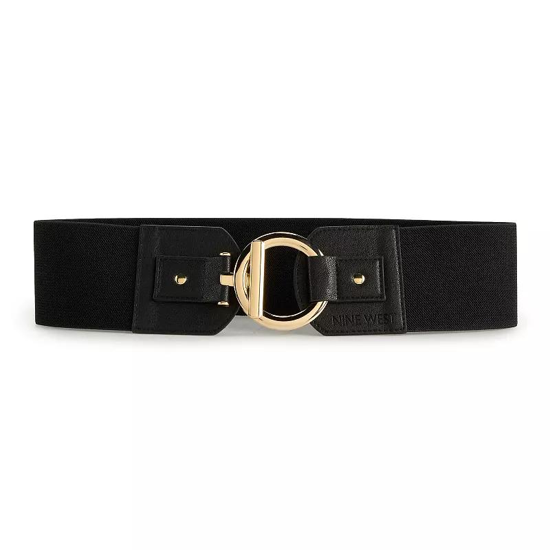 Women's Nine West Interlock Circle Stretch Belt,  Product Image