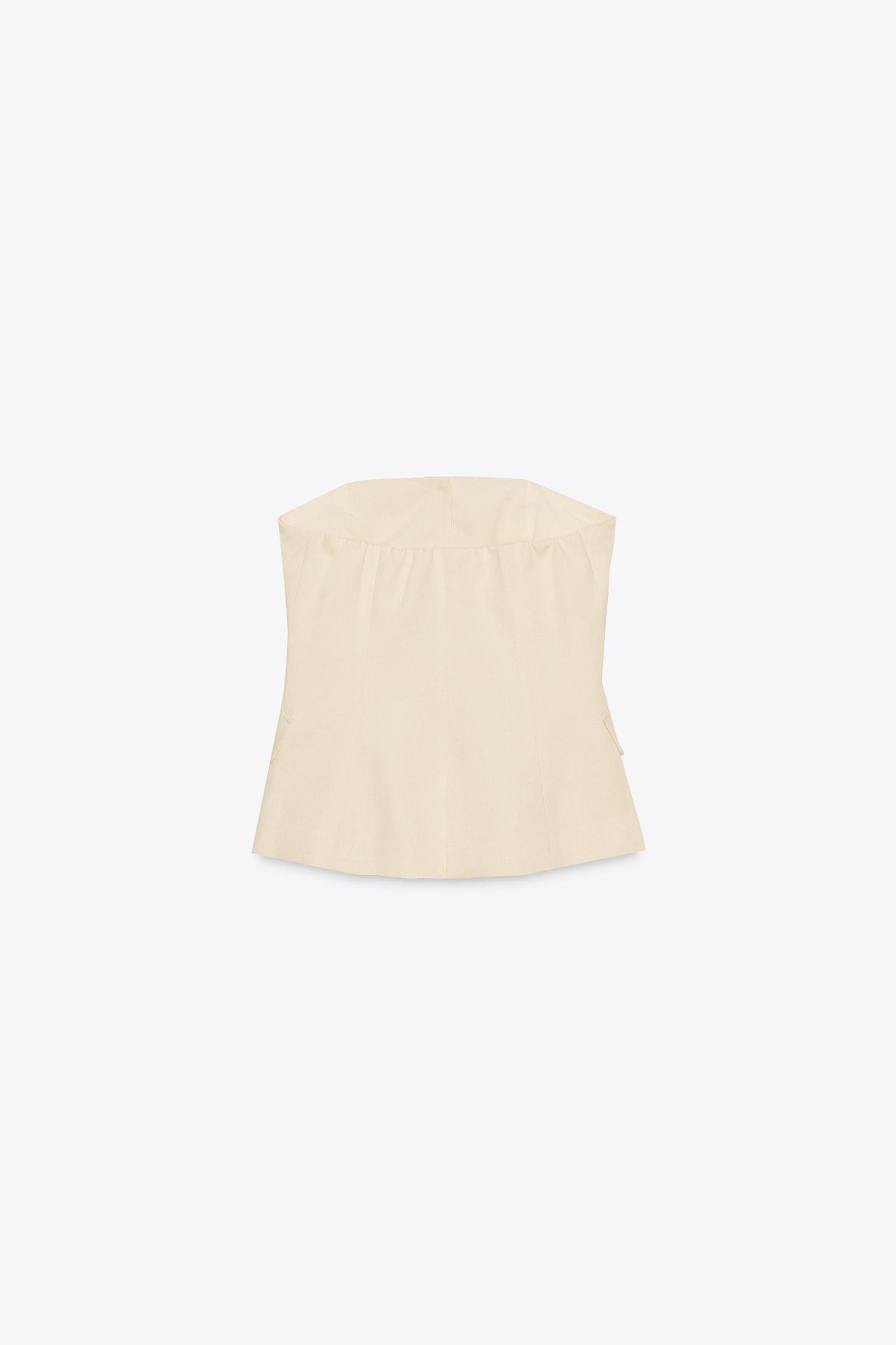 BUTTONED VEST TOP Product Image