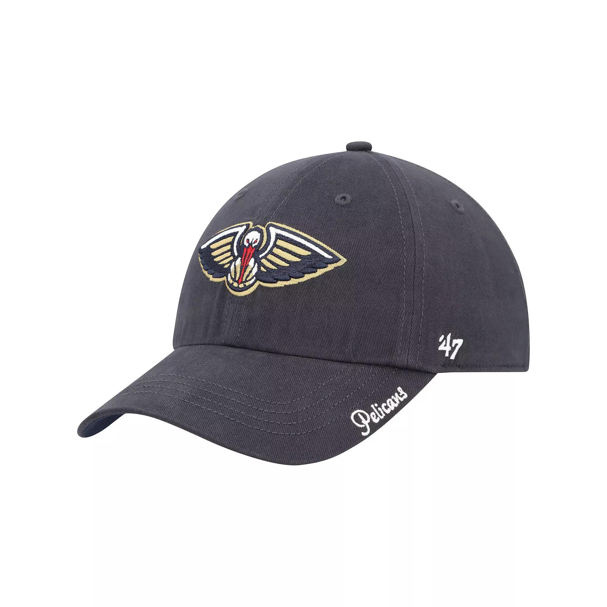 Women's '47 Navy New Orleans Pelicans Miata Clean Up Adjustable Hat, Blue Product Image