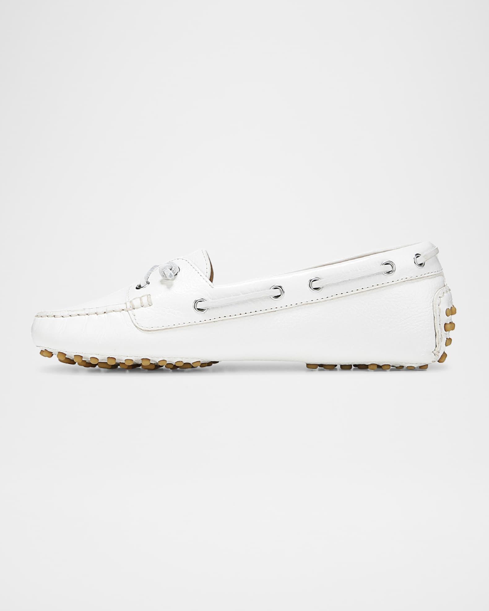 Jia Leather Driver Boat Loafers Product Image