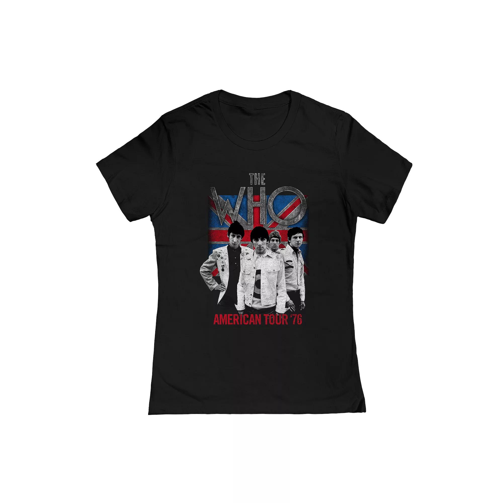 Juniors' The Who America Tour Graphic Tee, Girl's, Size: Small, Black Product Image