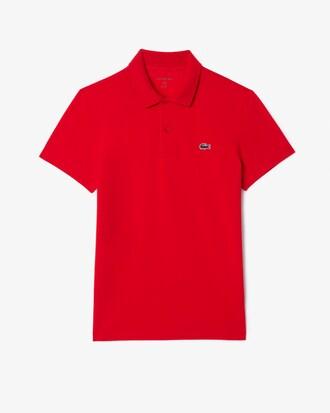 Regular Fit Cotton Blend Polo Shirt Product Image