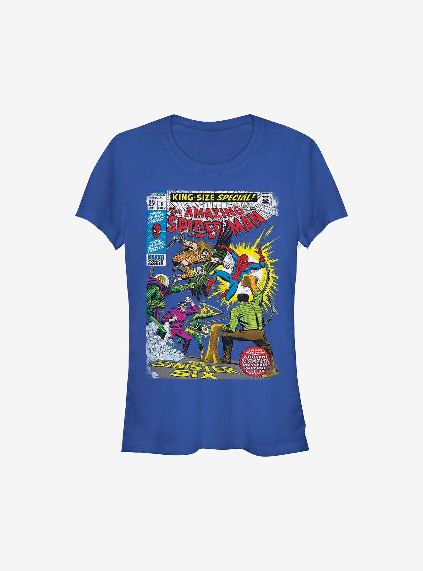 Marvel Spider-Man Comic Girls T-Shirt Product Image