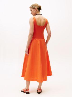 Sleeveless Ribbed Midi Dress Product Image
