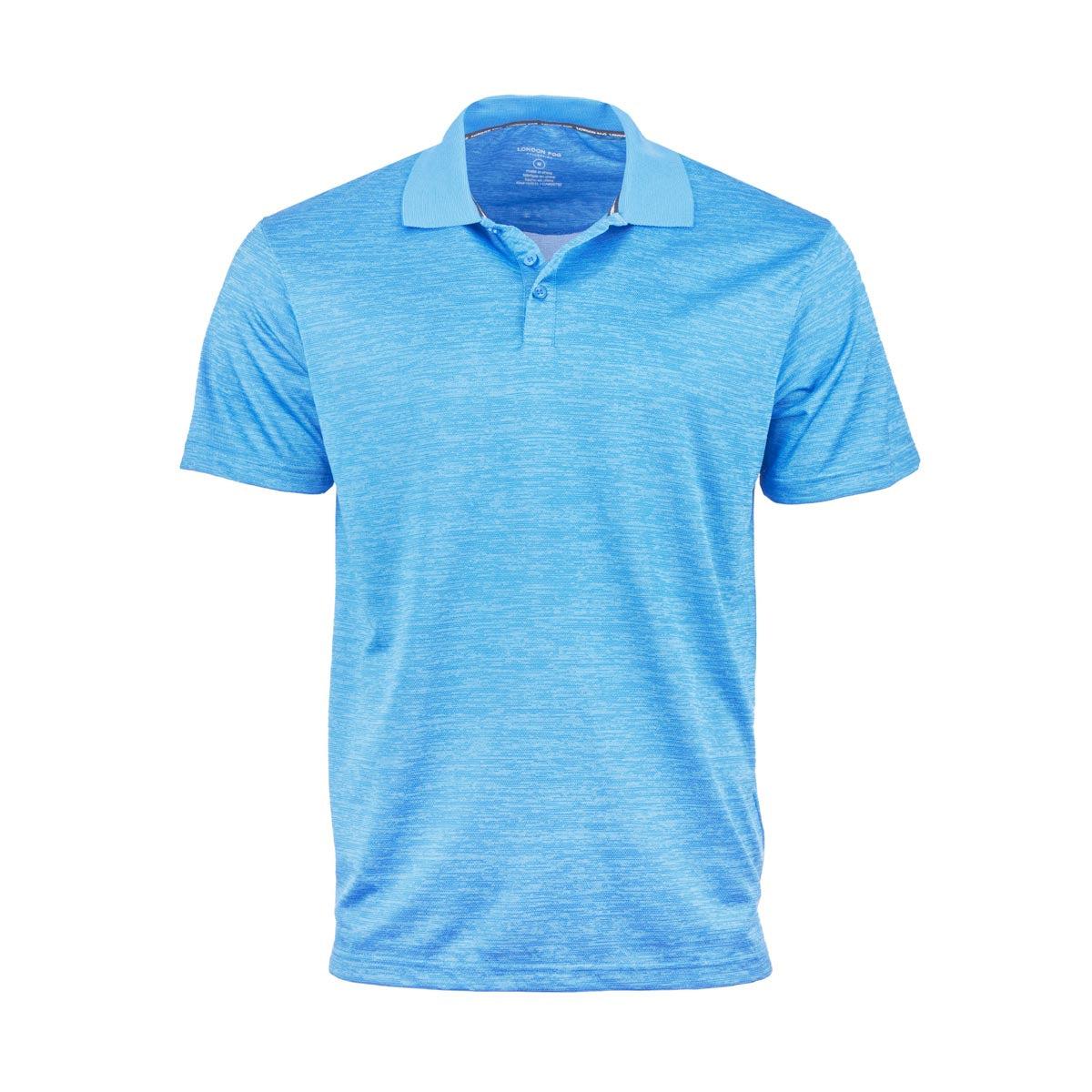 London Fog Men's Poly Textured Space Dye Polo Product Image