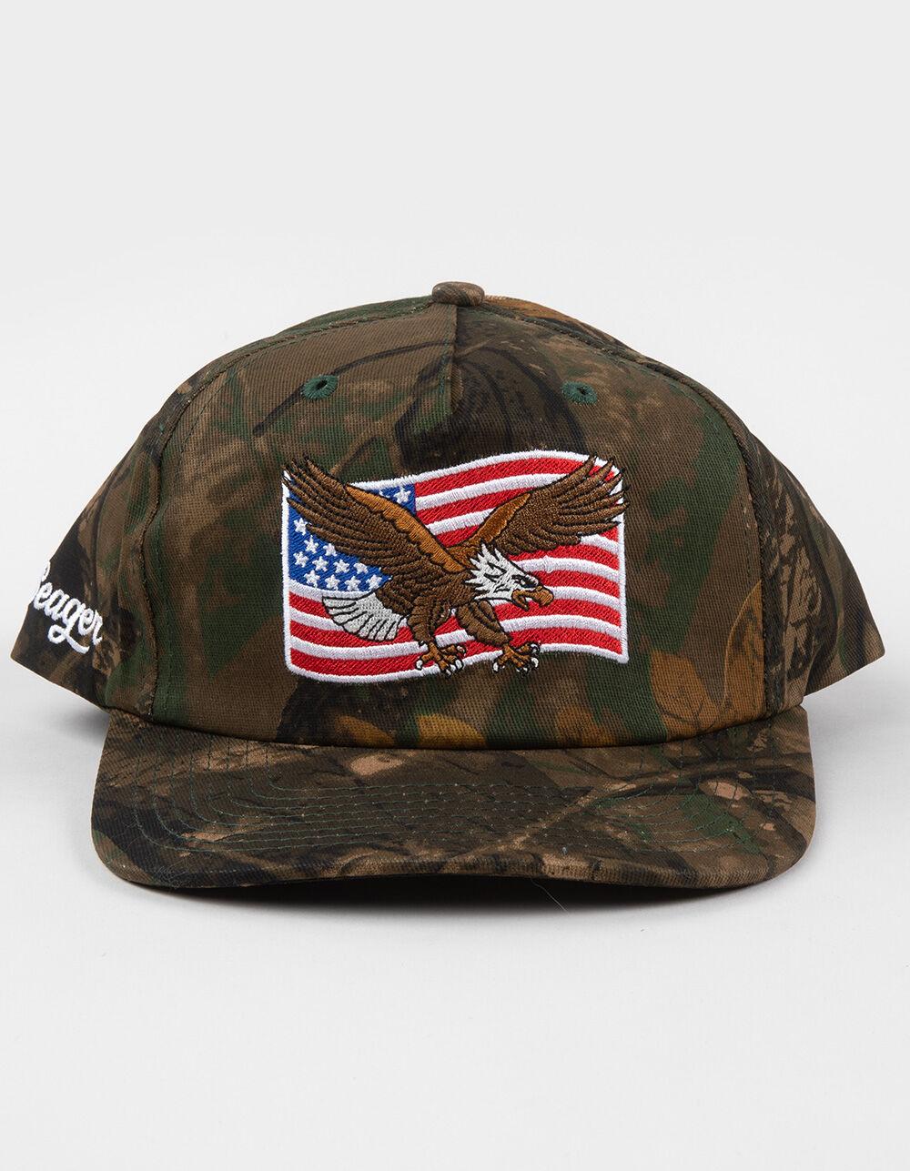 SEAGER SGR USA Camo Snapback Hat - CAMO Product Image