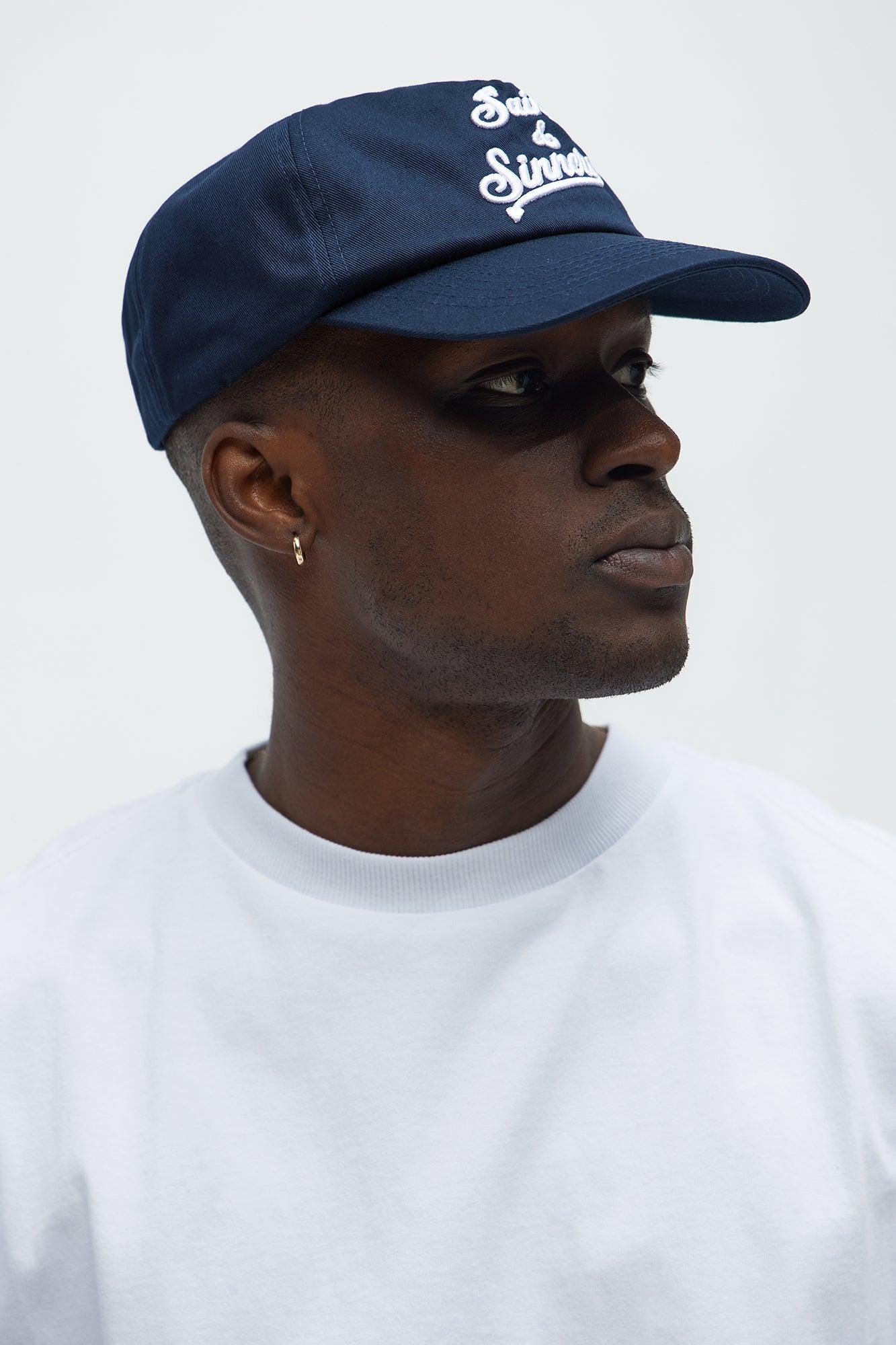 Saints & Sinners Unstructured Snapback Hat - Navy Product Image