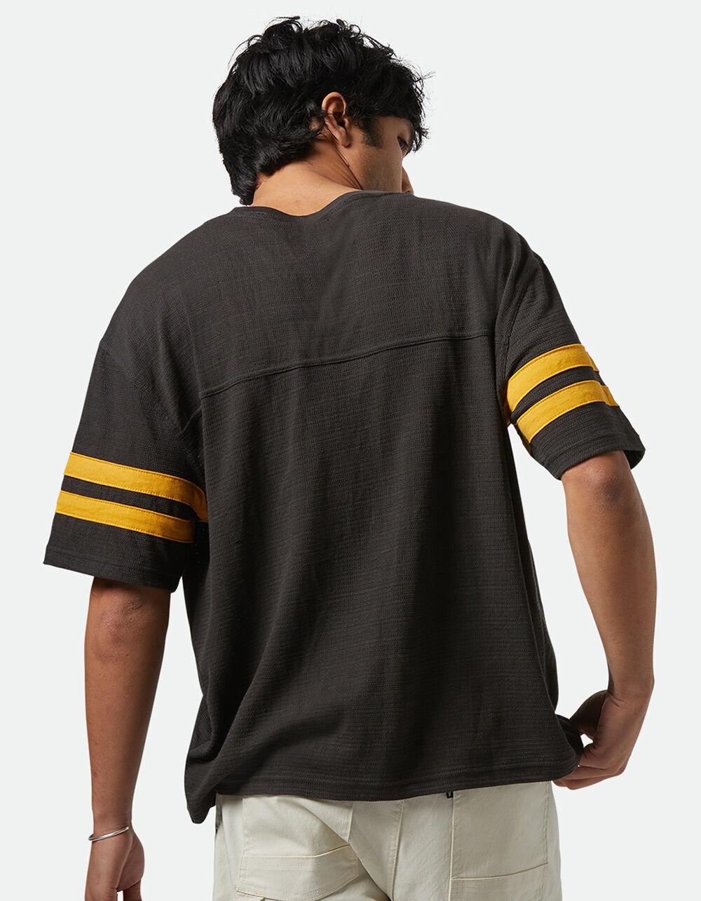 BRIXTON Vintage Mens Mesh Football Jersey - BLACK Product Image