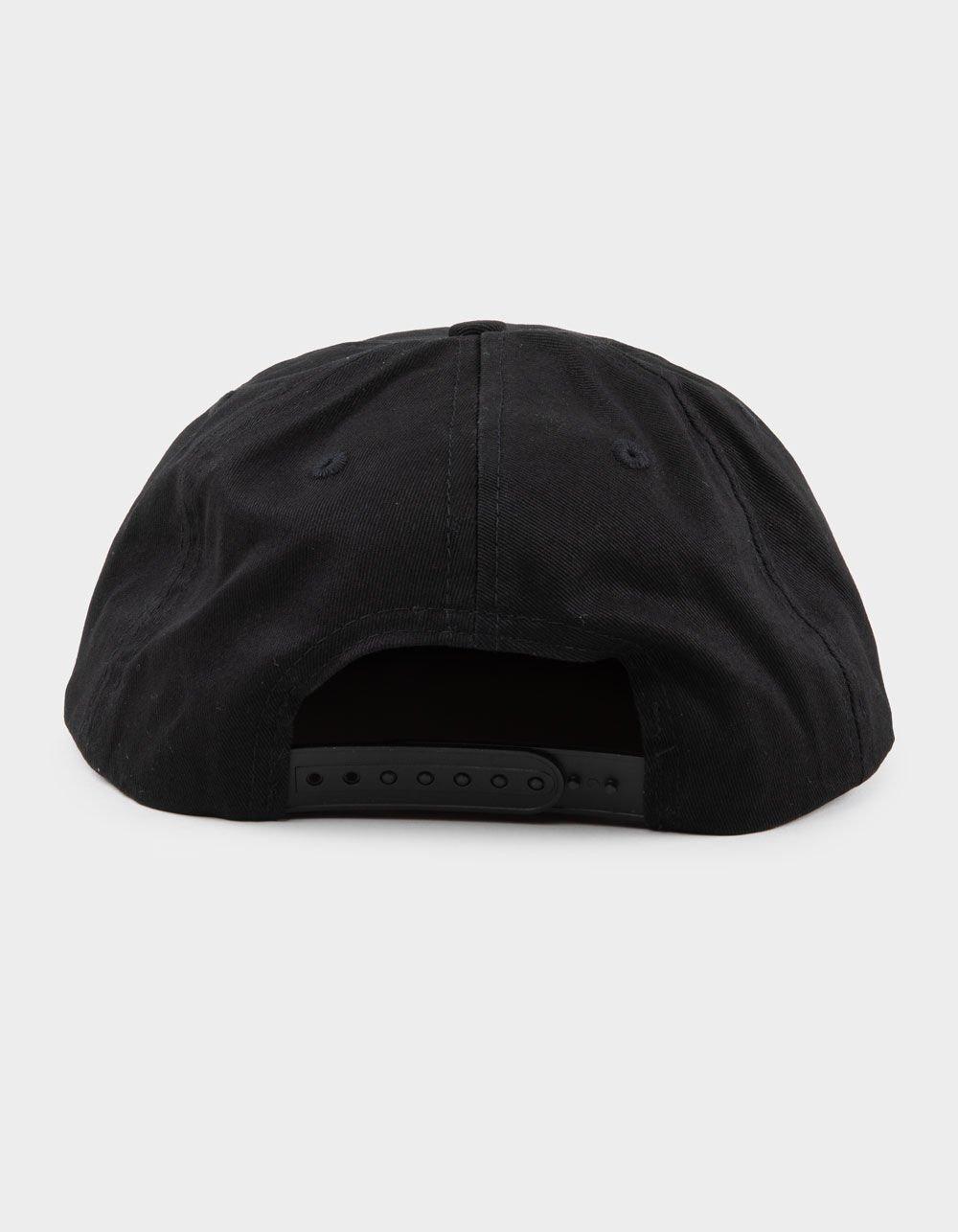 SANTA CRUZ Flame Ringed Dot Snapback Hat - GRAY/BLACK Product Image