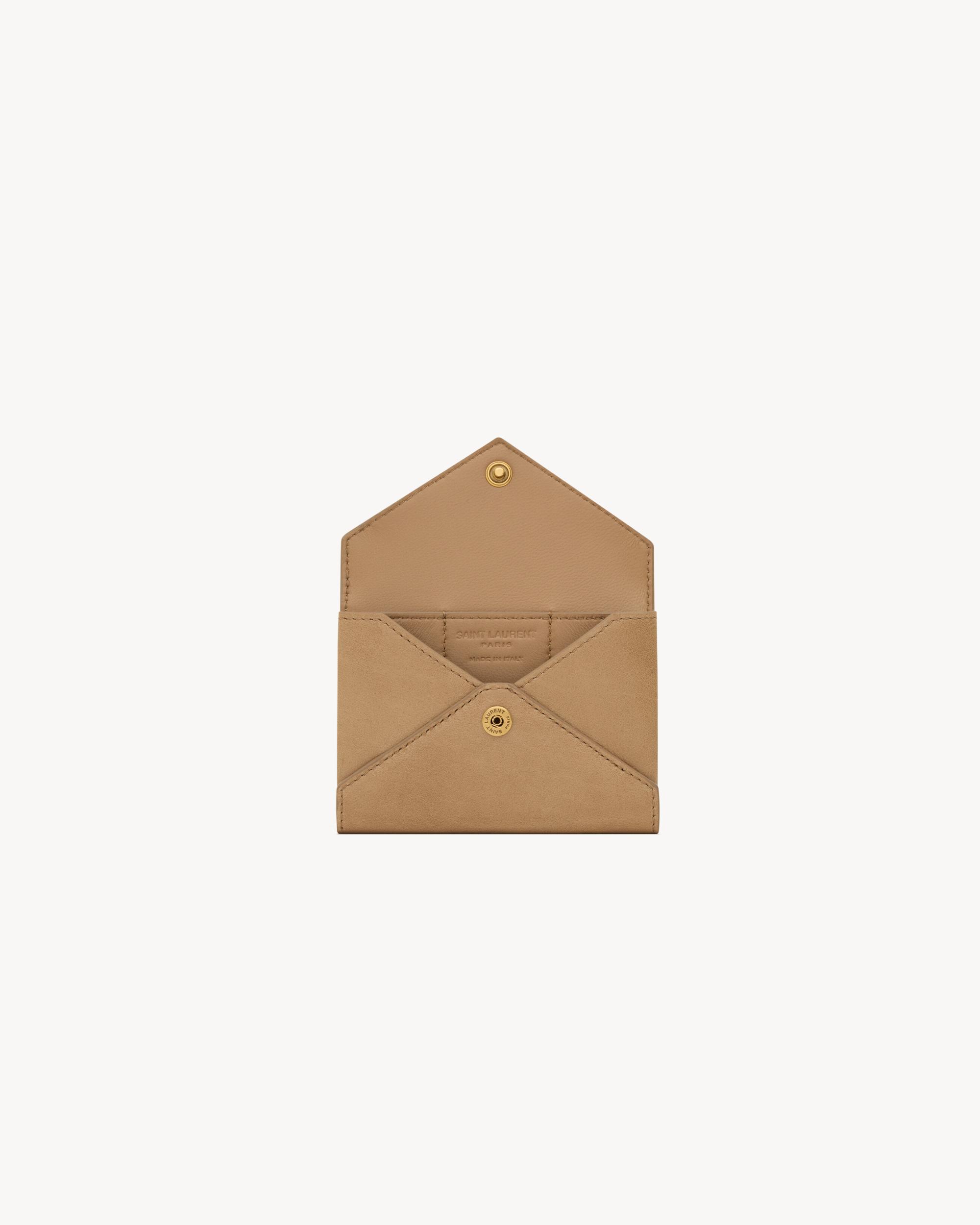 LETTER card case in leather Product Image