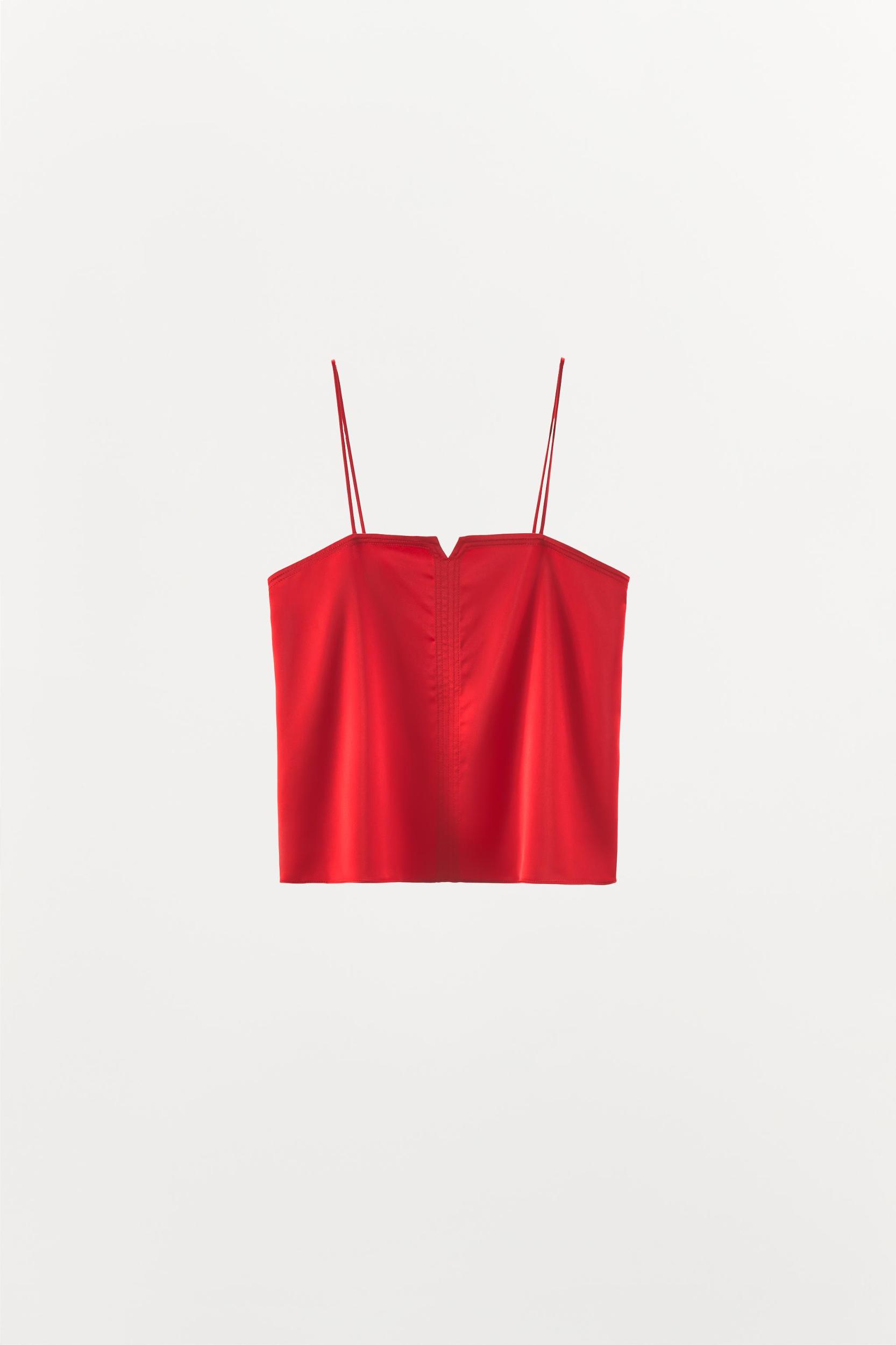 SATIN EFFECT TANK TOP Product Image