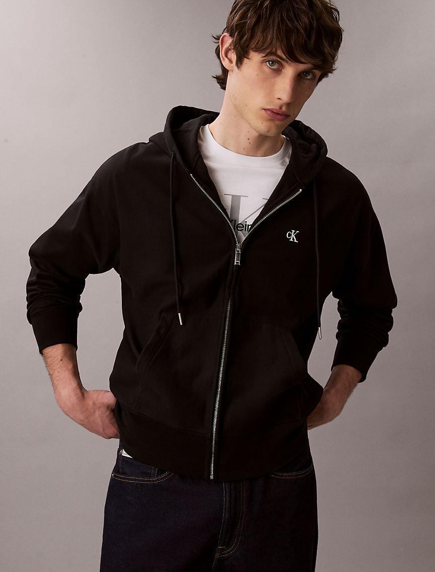 Premium Terry Relaxed Zip Hoodie Product Image