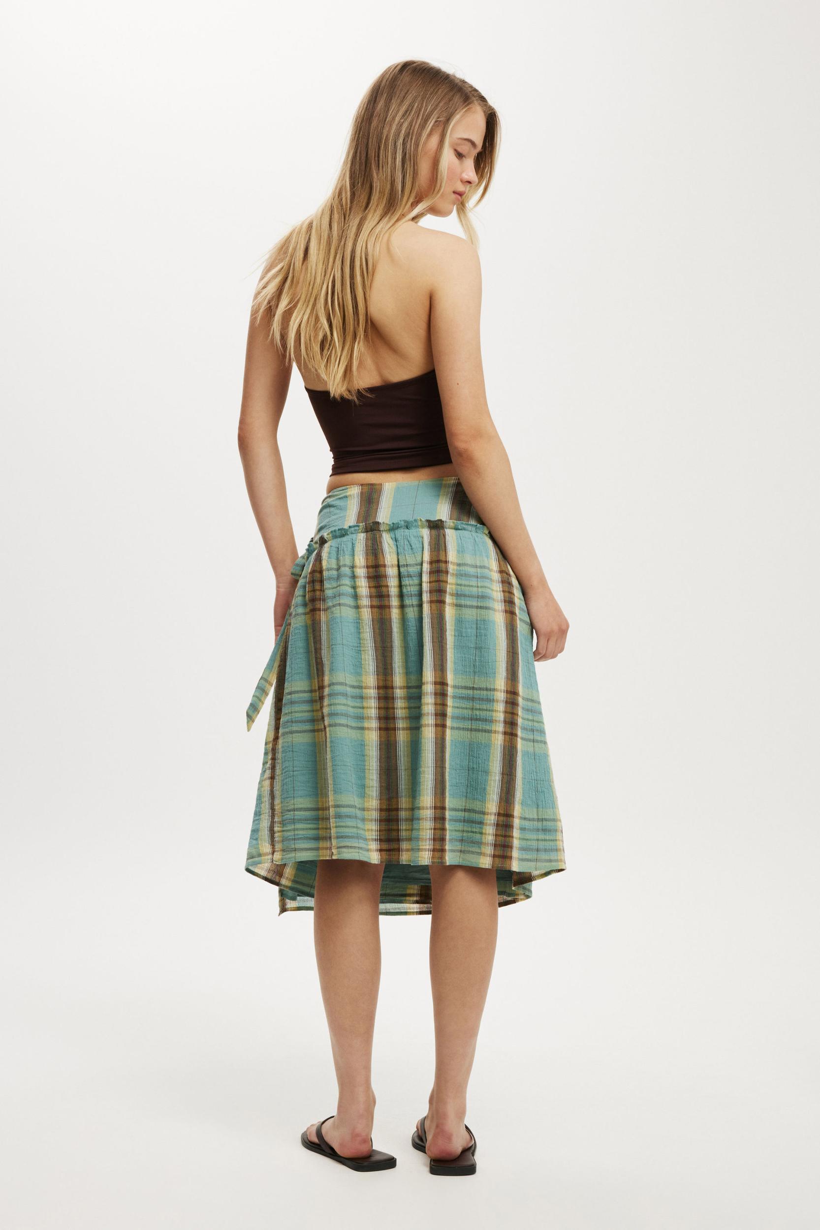 Gracie Wrap Midi Skirt Product Image