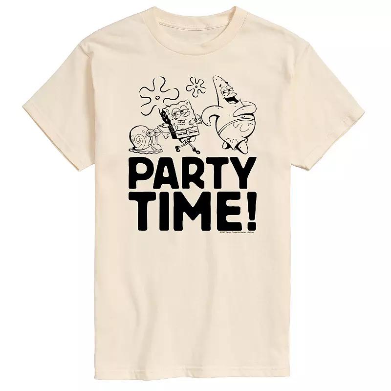 Men's Nickelodeon SpongeBob SquarePants Party Time Graphic Tee,  Product Image