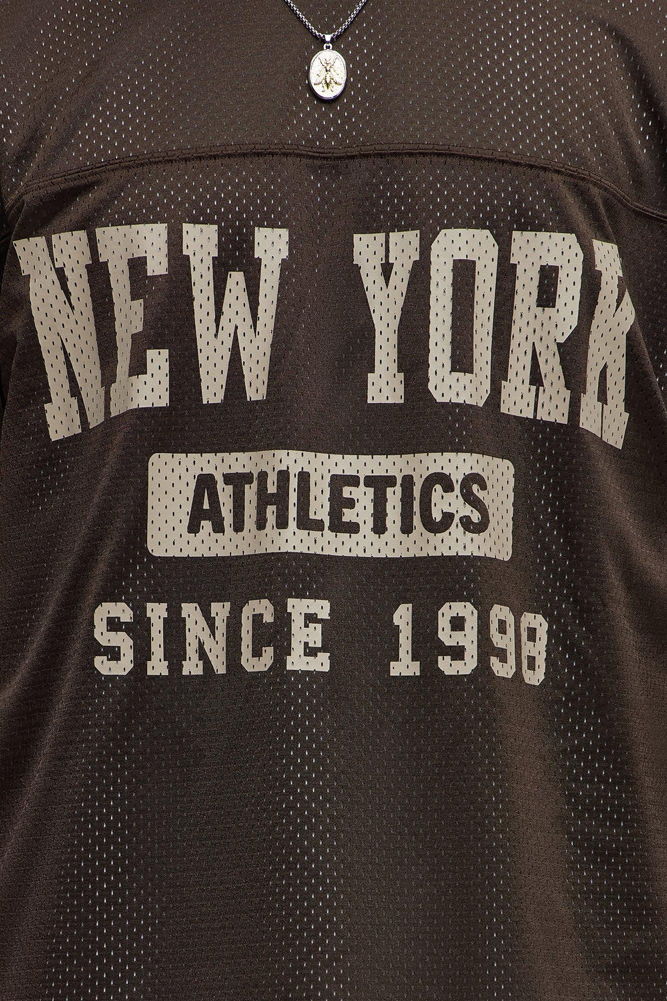 New York Jersey Tee - Brown Product Image