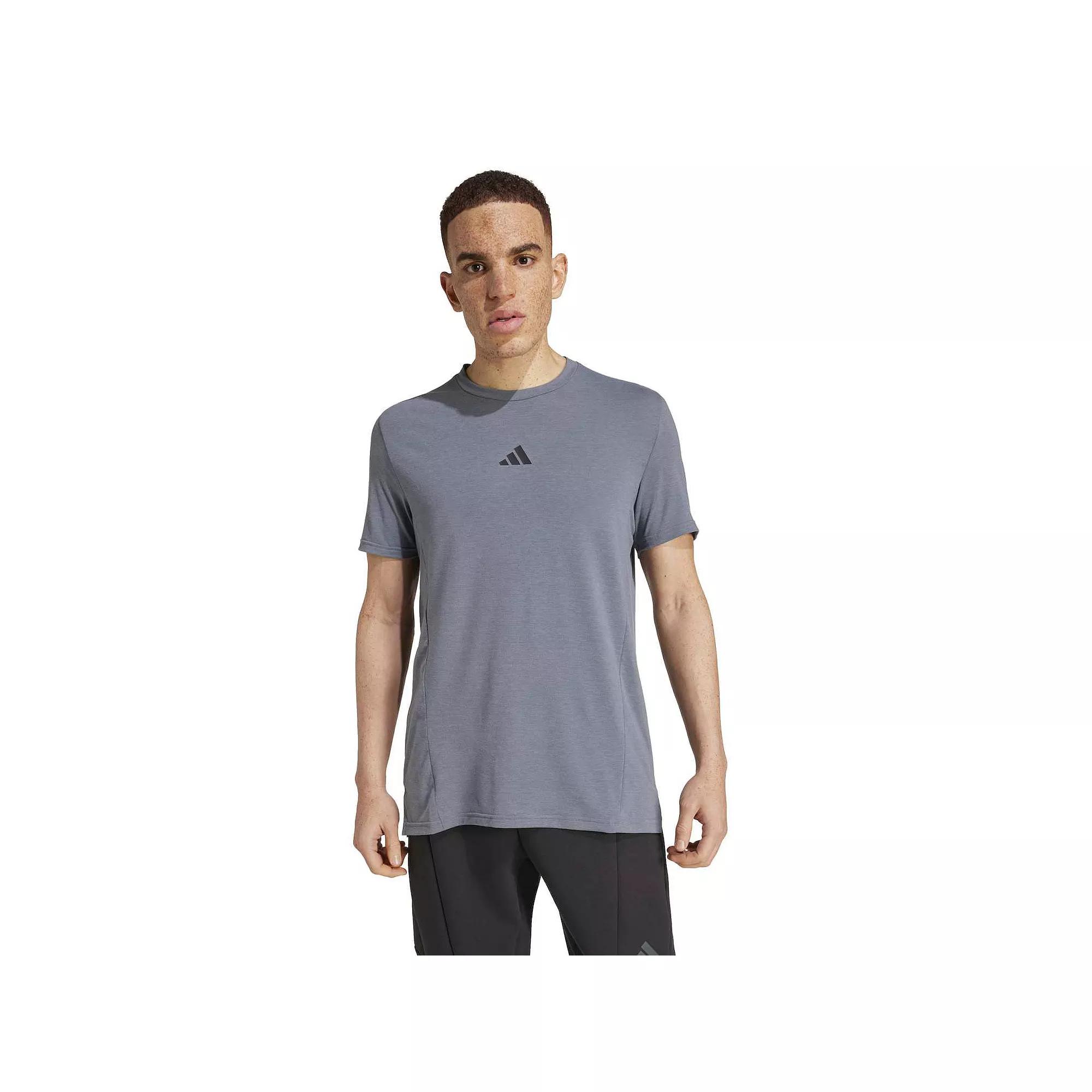 Men's adidas Designed For Training Workout Tee, Size: XL, Onix Product Image
